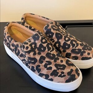Steve Madden Animal Print Slip-Ons